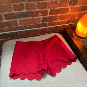 J crew scalloped shorts